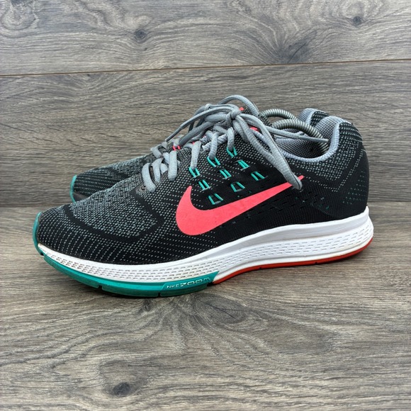 Nike Air Zoom Structure 20 Women's Size 7.5 Running Shoes Sneakers Black - Picture 1 of 10
